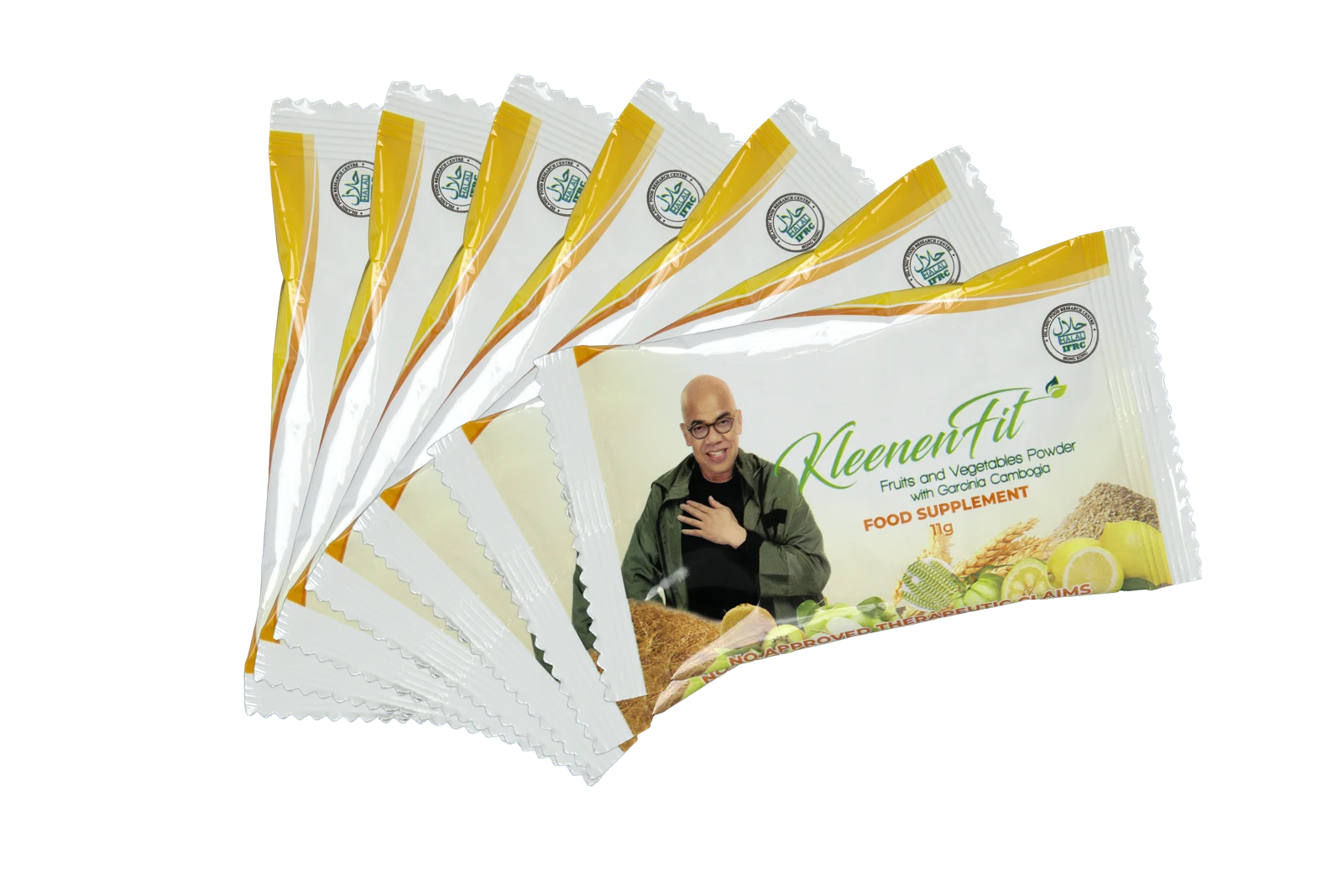 Individually packed KleenenFit sachets